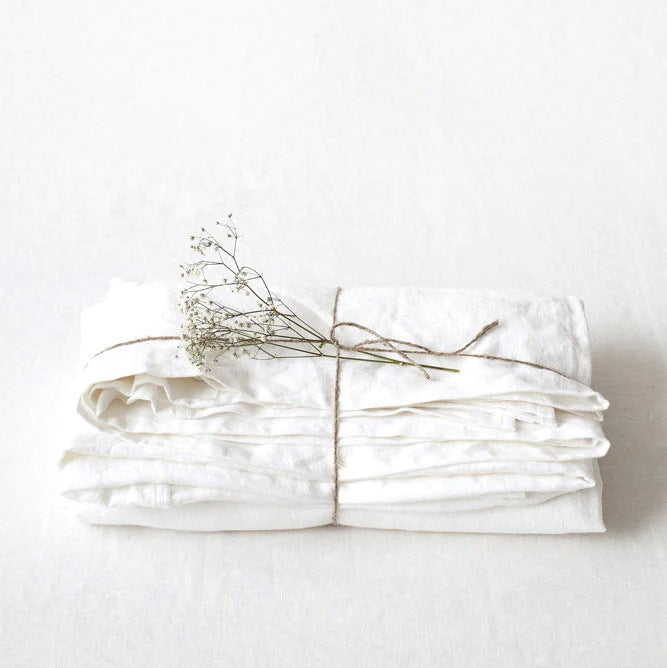 Pure Washed Linen Flat Sheet 100%linen