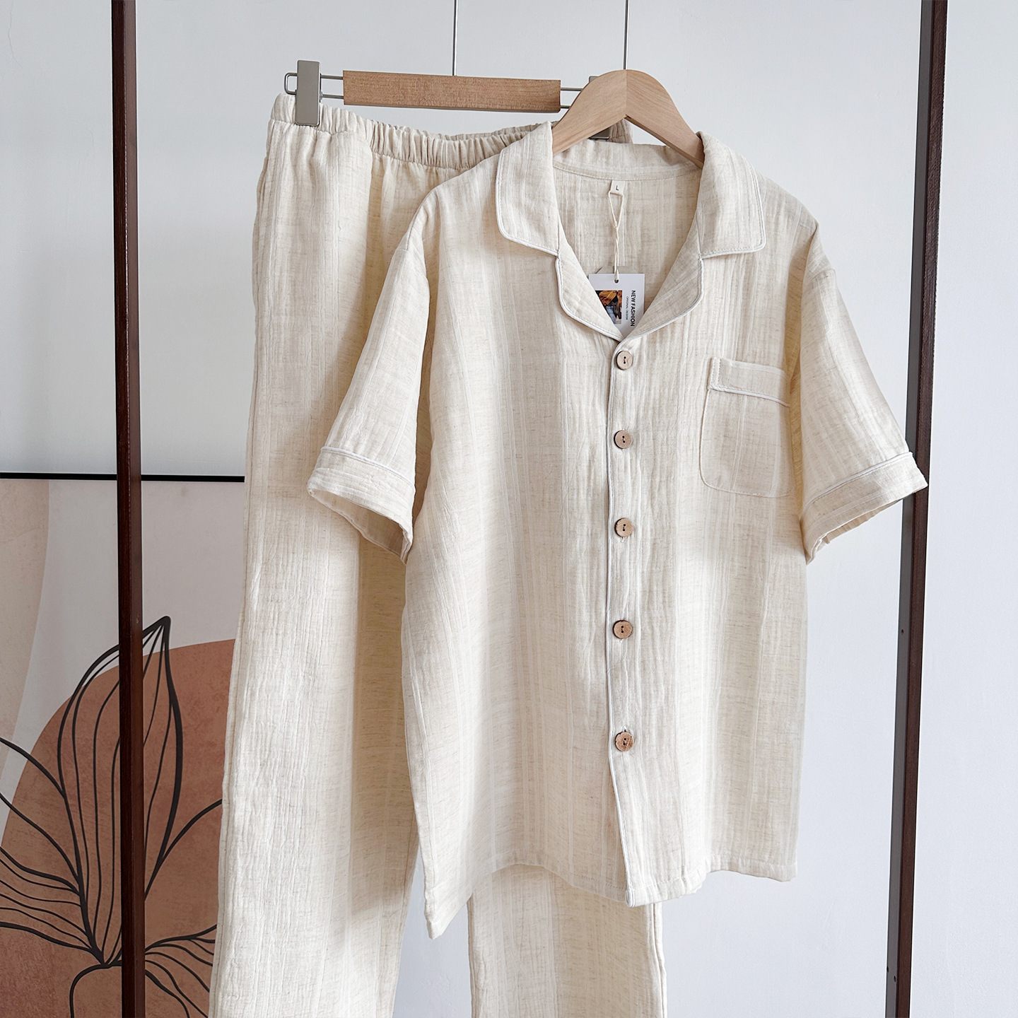 Hemp & Cotton Double Gauze Pajama Set