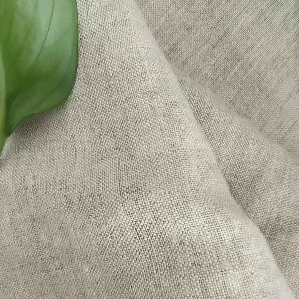 Natural French Linen Fabric, Extra Wide