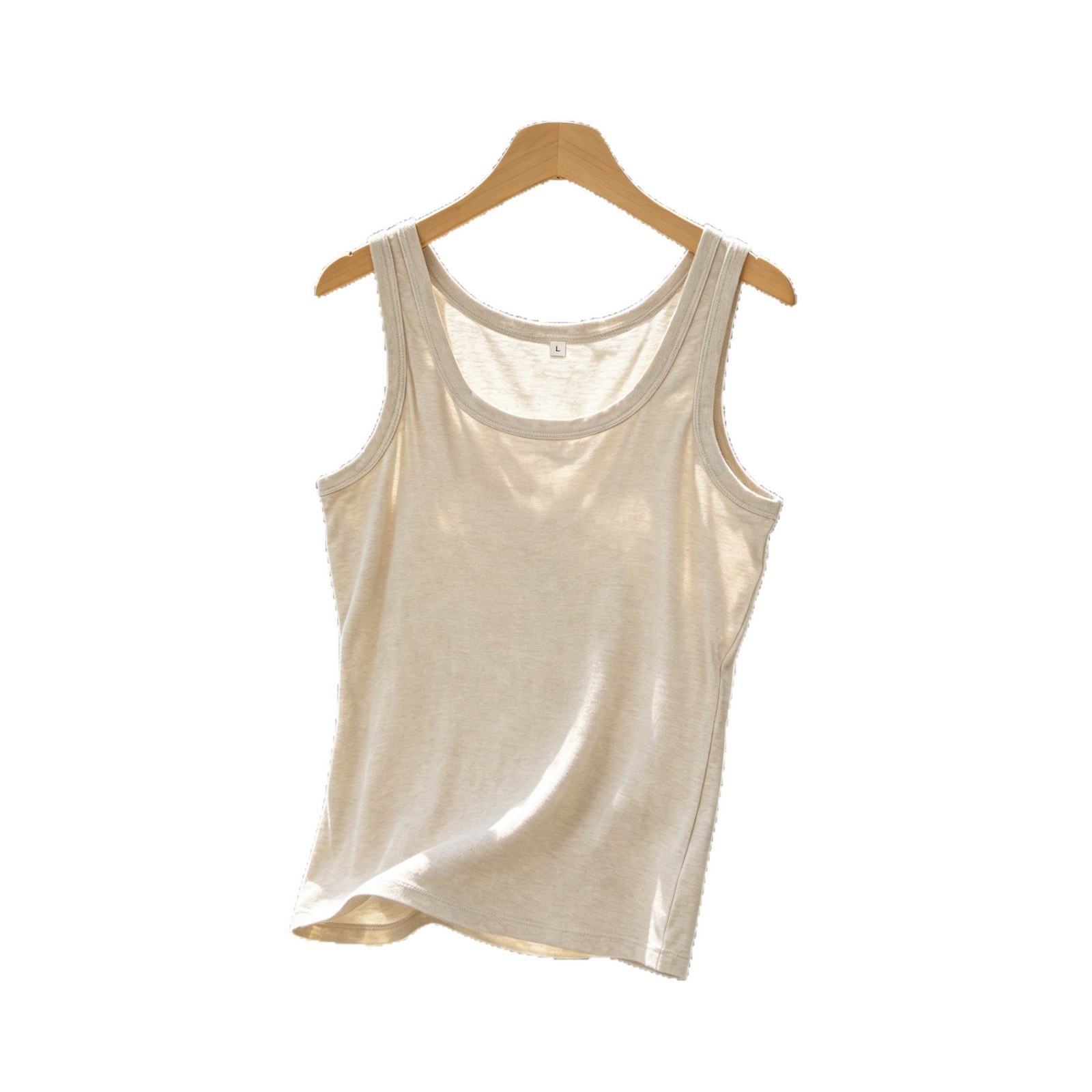 The Linen-Cotton Padded Tank Top
